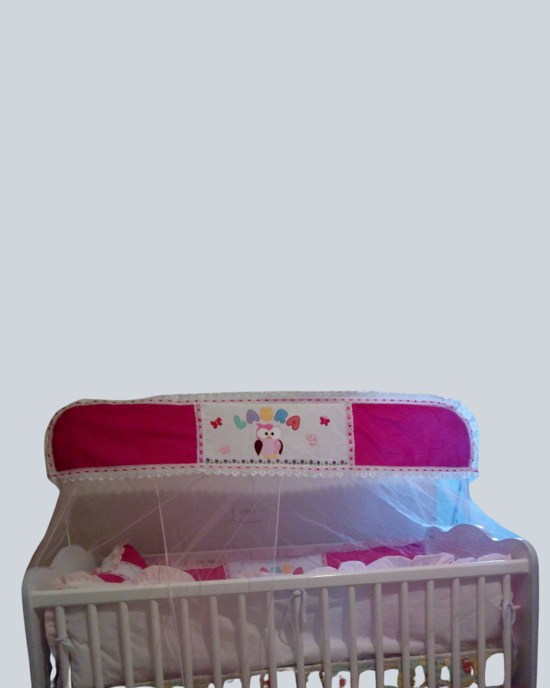 kit berço rosa
